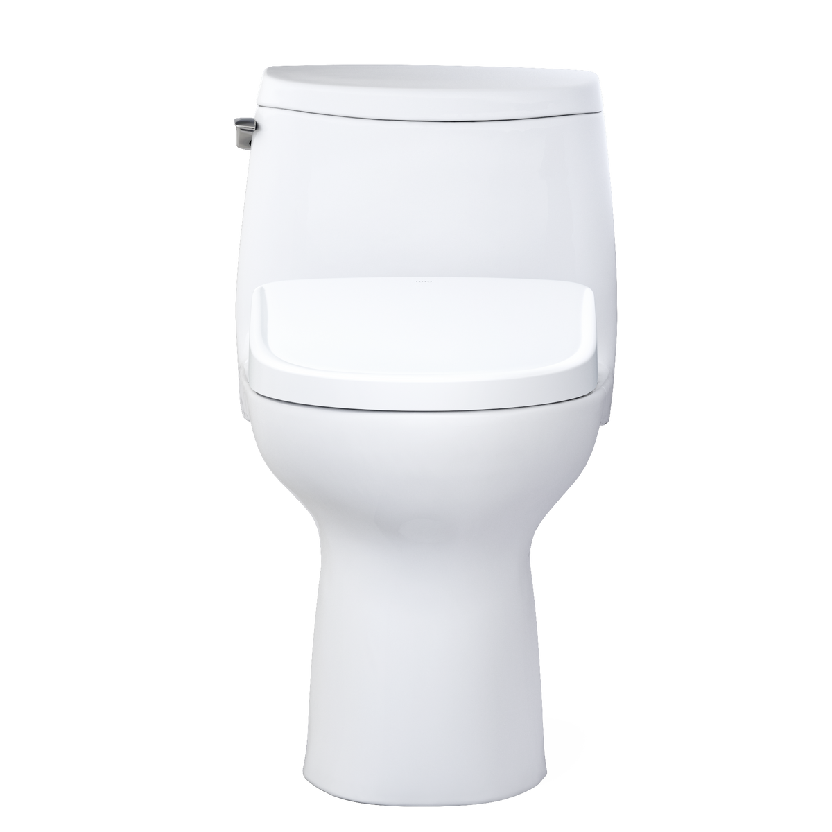 TOTO MW6044726CUFG#01 Washlet+ Ultramax Ii 1G One-Piece Elongated 1.0 Gpf Toilet And Washlet+ S7 Contemporary Bidet Seat - Cotton White
