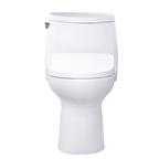 TOTO MW6044726CUFGA#01 Washlet+ Ultramax Ii 1G One-Piece Elongated 1.0 Gpf Toilet With Auto Flush Washlet+ S7 Contemporary Bidet Seat - Cotton White