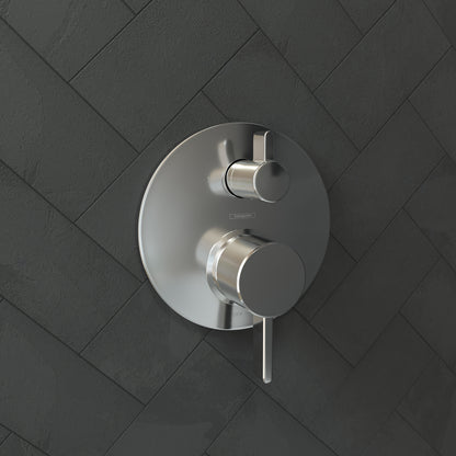 HANSGROHE 04447000 Ecostat Pressure Balance Trim S with Diverter - Chrome