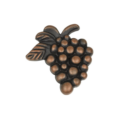 ATLAS 2173-R Vineyard Grapes 2" Length Novelty Knob - Rust