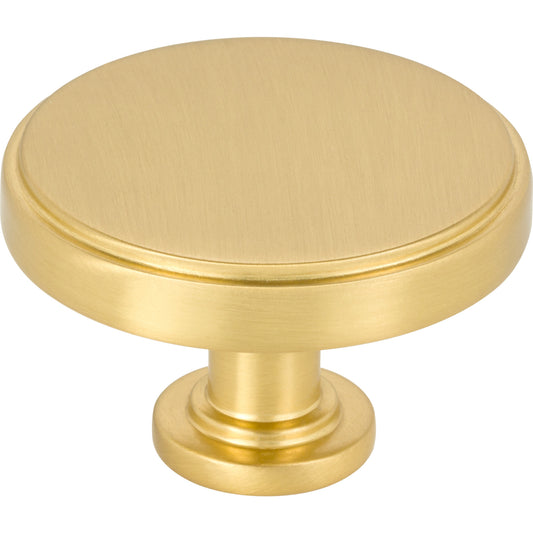 JEFFREY ALEXANDER 171L-BG Richard 1-3/4" Diameter Round Knob - Brushed Gold