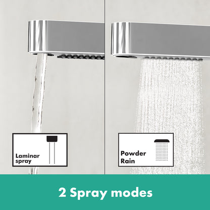 HANSGROHE 76063001 Finoris Single-Hole Faucet 230 with 2-Spray Pull-Out, 1.2 GPM - Chrome