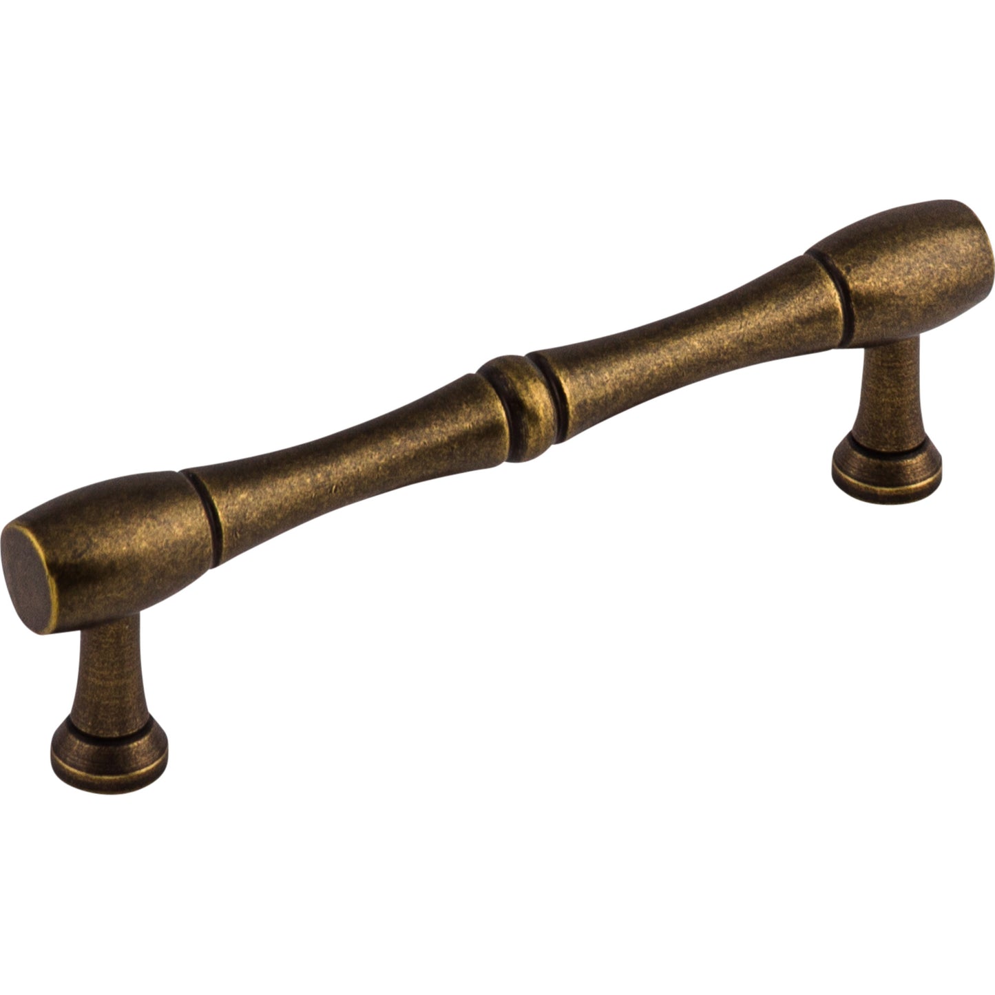 TOP KNOBS M726-96 Nouveau Bamboo 3 3/4" Center to Center Bar Pull - German Bronze