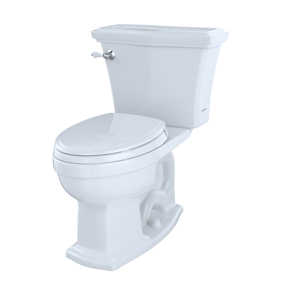 TOTO CST784EF#12 Eco Clayton Two-Piece Elongated 1.28 GPF Universal Height Toilet , Sedona Beige