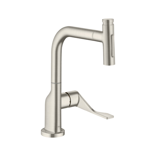 AXOR Citterio Kitchen Faucet Select 2-Spray Pull-Out, 1.5 GPM in Steel Optic