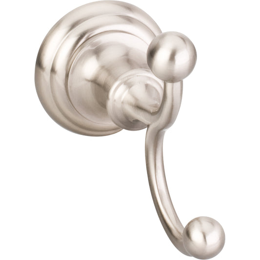 ELEMENTS BHE5-02SN-R Fairview Satin Nickel Double Robe Hook - Retail Packaged - Satin Nickel
