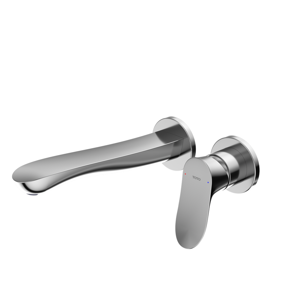 TOTO TLG01311UA#CP Go 1.2 Gpm Wall-Mount Single-Handle L Bathroom Faucet With Comfort Glide Technology - Polished Chrome