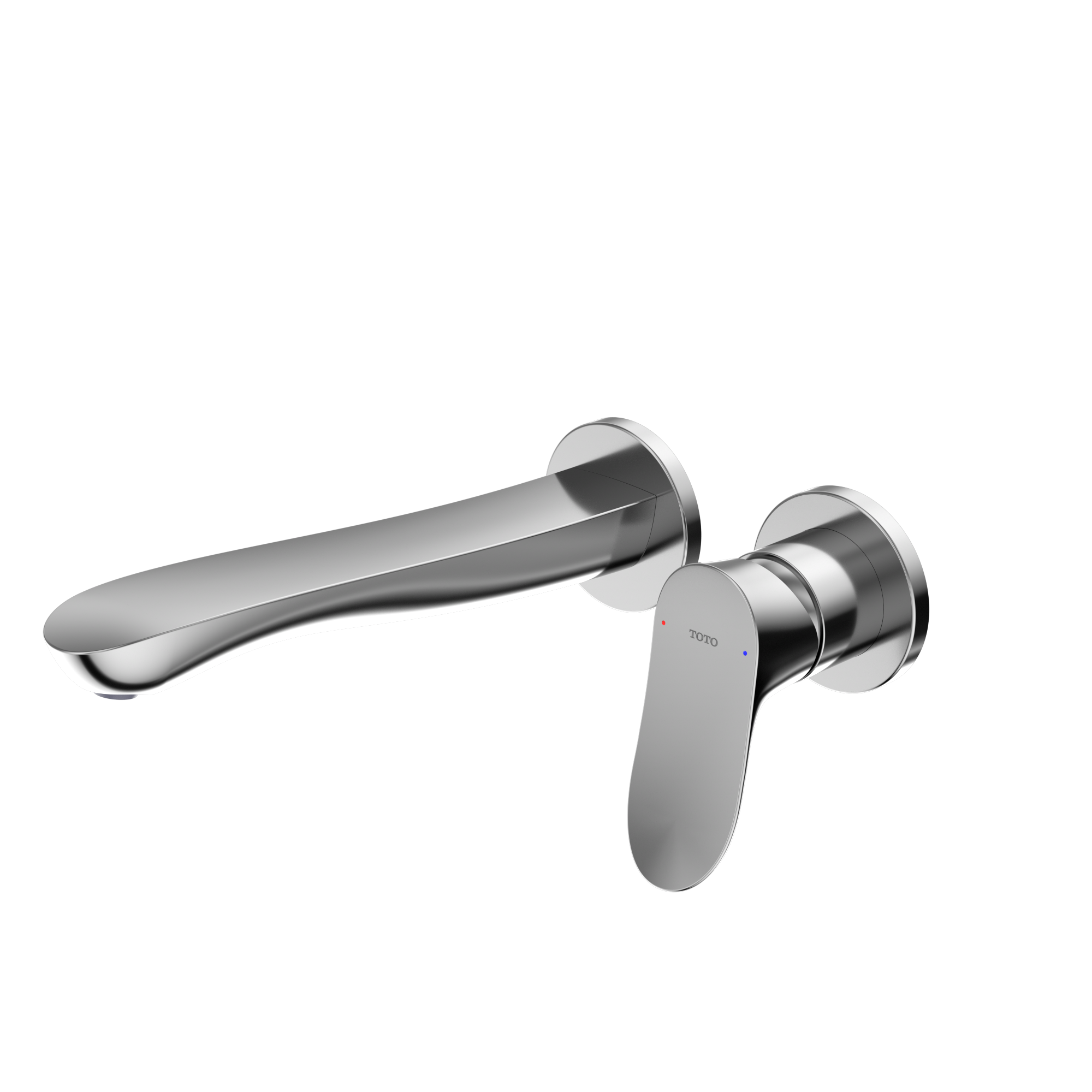 TOTO TLG01311UA#CP Go 1.2 Gpm Wall-Mount Single-Handle L Bathroom Faucet With Comfort Glide Technology - Polished Chrome