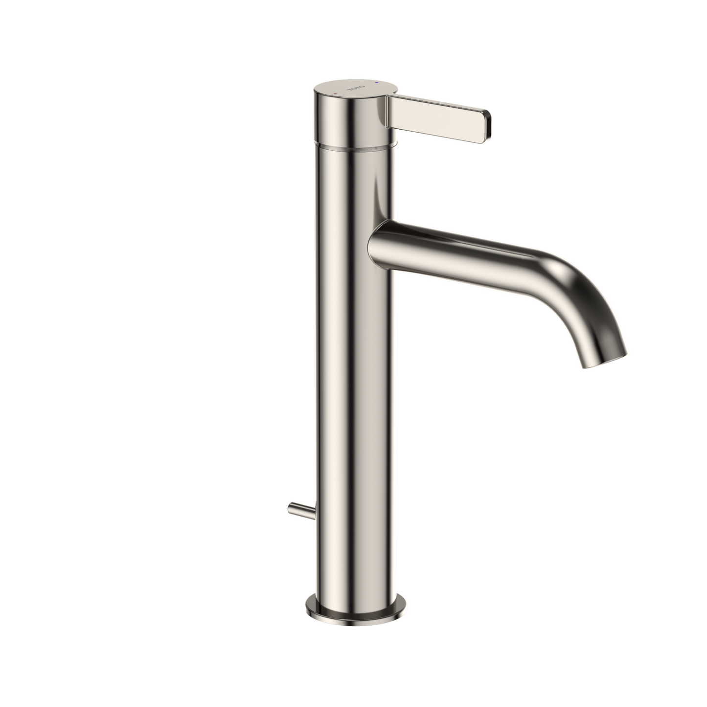 TOTO TLG11303U#PN GF 1.2 GPM Single Handle Semi-Vessel Bathroom Sink Faucet with COMFORT GLIDE Technology , Polished Nickel