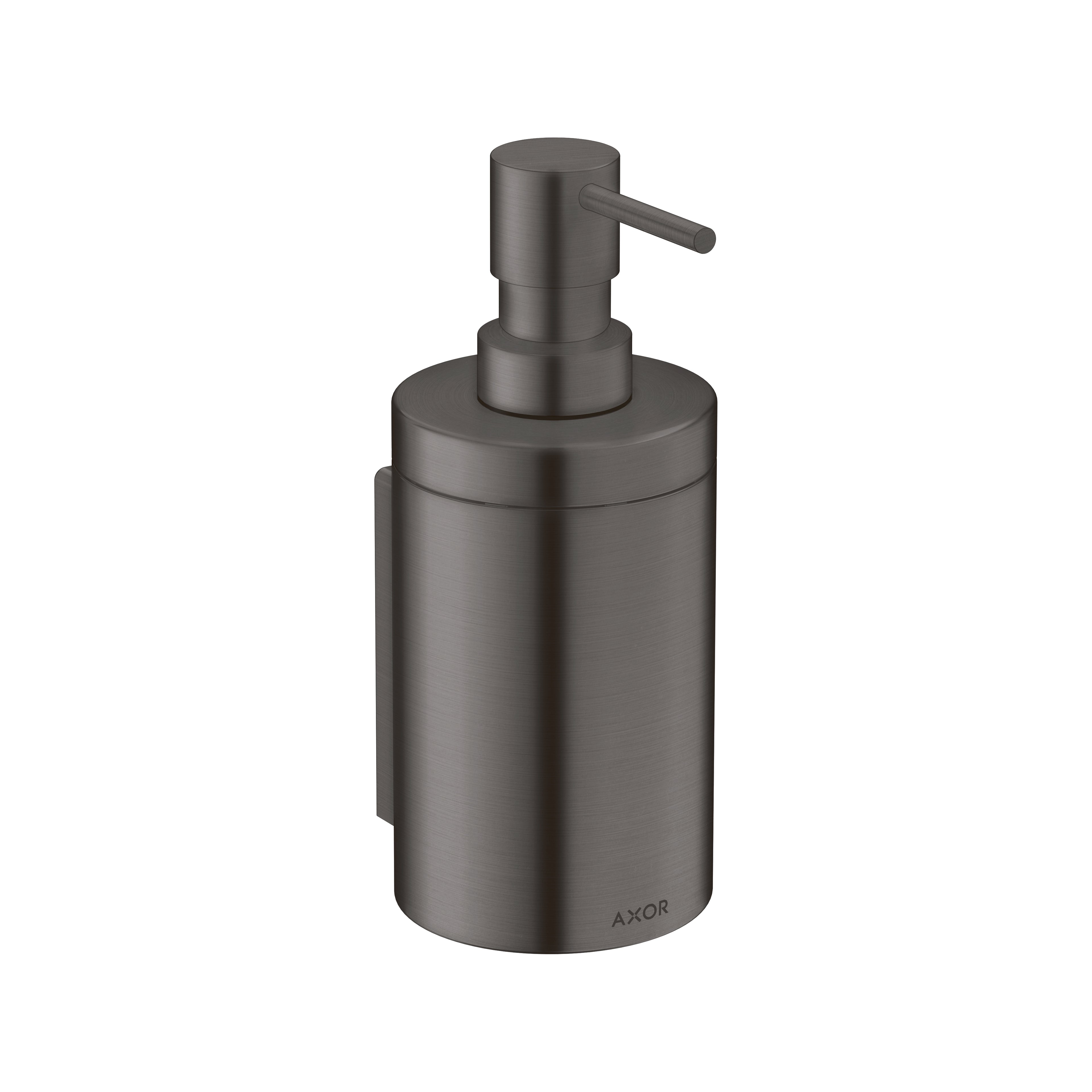 AXOR 42810340 Universal Circular Soap dispenser - Brushed Black Chrome