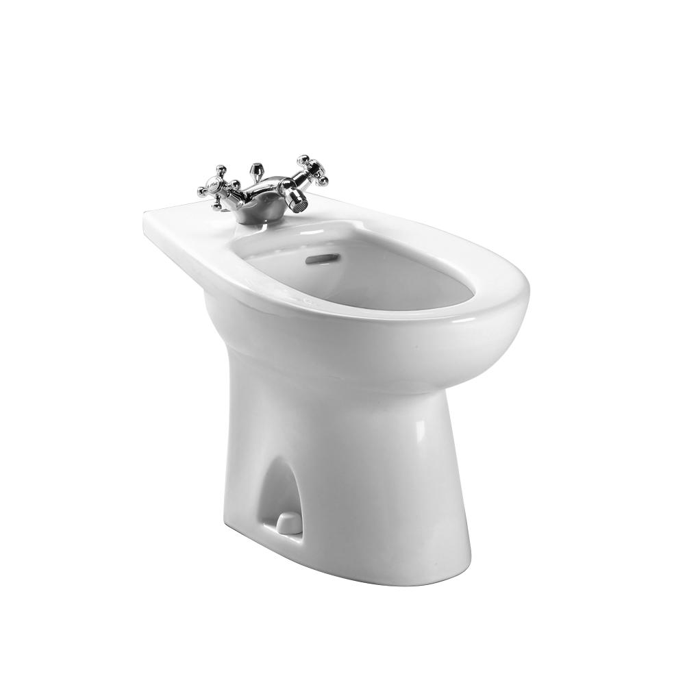 TOTO BT500AR#01 Piedmont Single Hole Deck Mounted Faucet Bidet - Cotton White