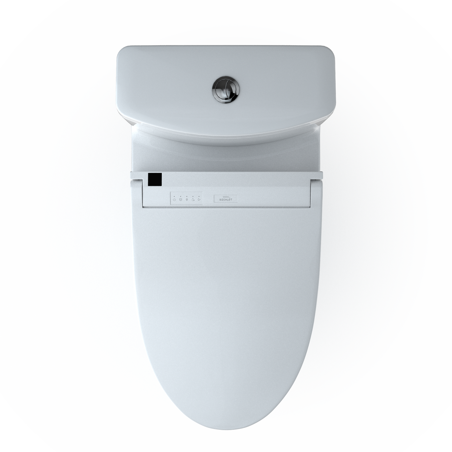 TOTO MW6463084CEMFGN#01 Washlet+ Aquia Iv One-Piece Elongated Dual Flush 1.28 And 0.9 Gpf Toilet And Washlet C5 Bidet Seat - Cotton White