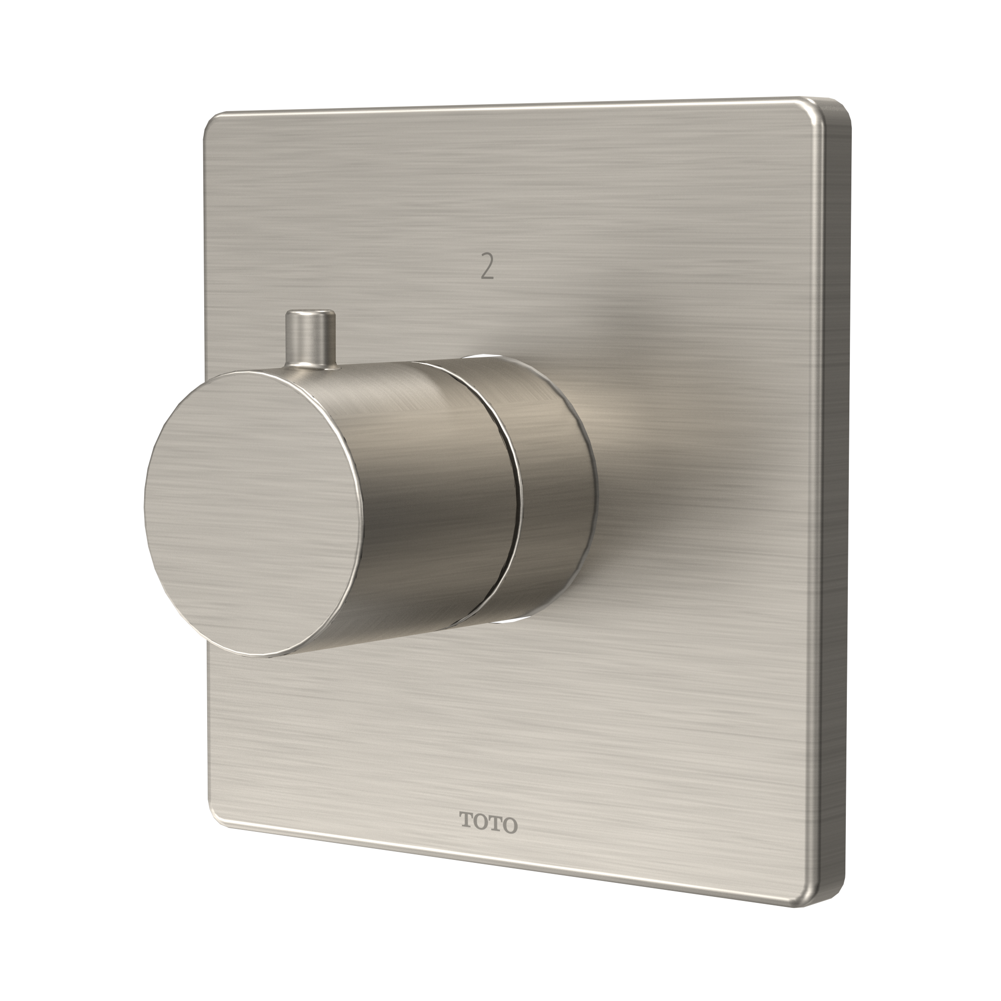 TOTO TBV02103U#BN Square Two-Way Diverter Shower Trim - Brushed Nickel