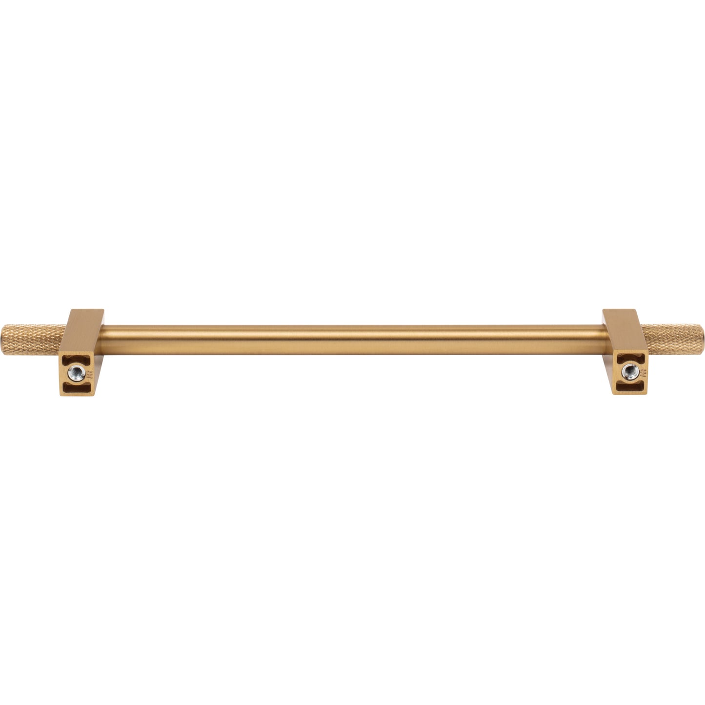 JEFFREY ALEXANDER 698-192SBZ Larkin Knurled Ends 192 mm Center-to-Center Bar Pull - Satin Bronze