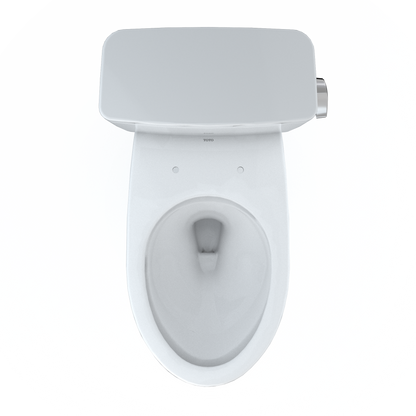 TOTO CST776CERG#01 Drake Two-Piece Elongated 1.28 Gpf Tornado Flush Toilet With Cefiontect And Right-Hand Trip Lever - Cotton White