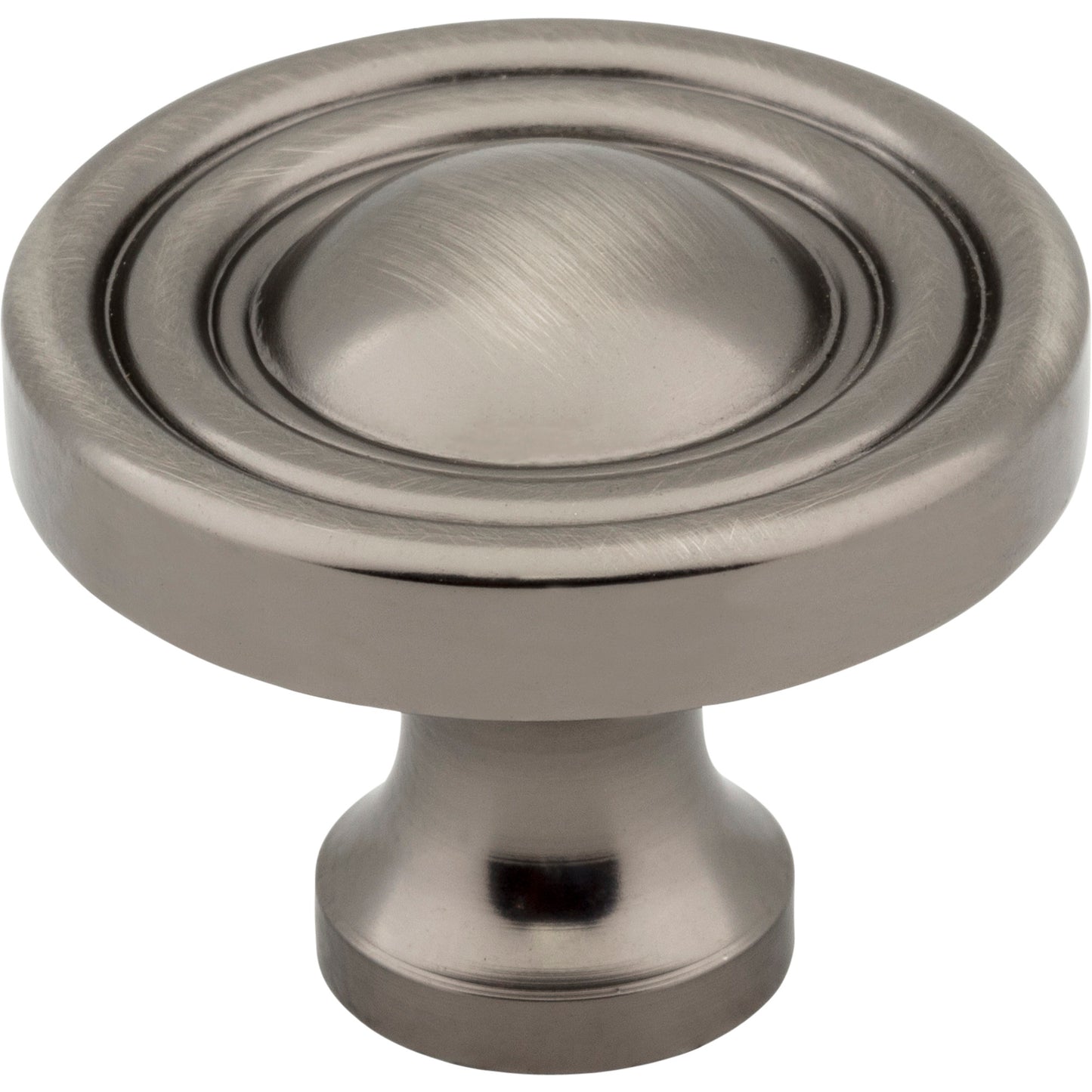 JEFFREY ALEXANDER 818BNBDL Bella 1-3/8" Diameter Mushroom Knob , Brushed Pewter