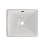 TOTO LT624G#11 Legato Rectangular Undermount Bathroom Sink With Cefiontect - Colonial White
