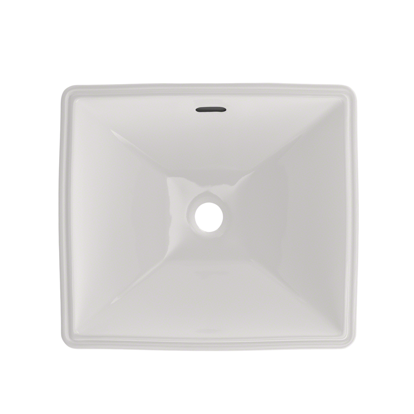 TOTO LT624G#11 Legato Rectangular Undermount Bathroom Sink With Cefiontect - Colonial White