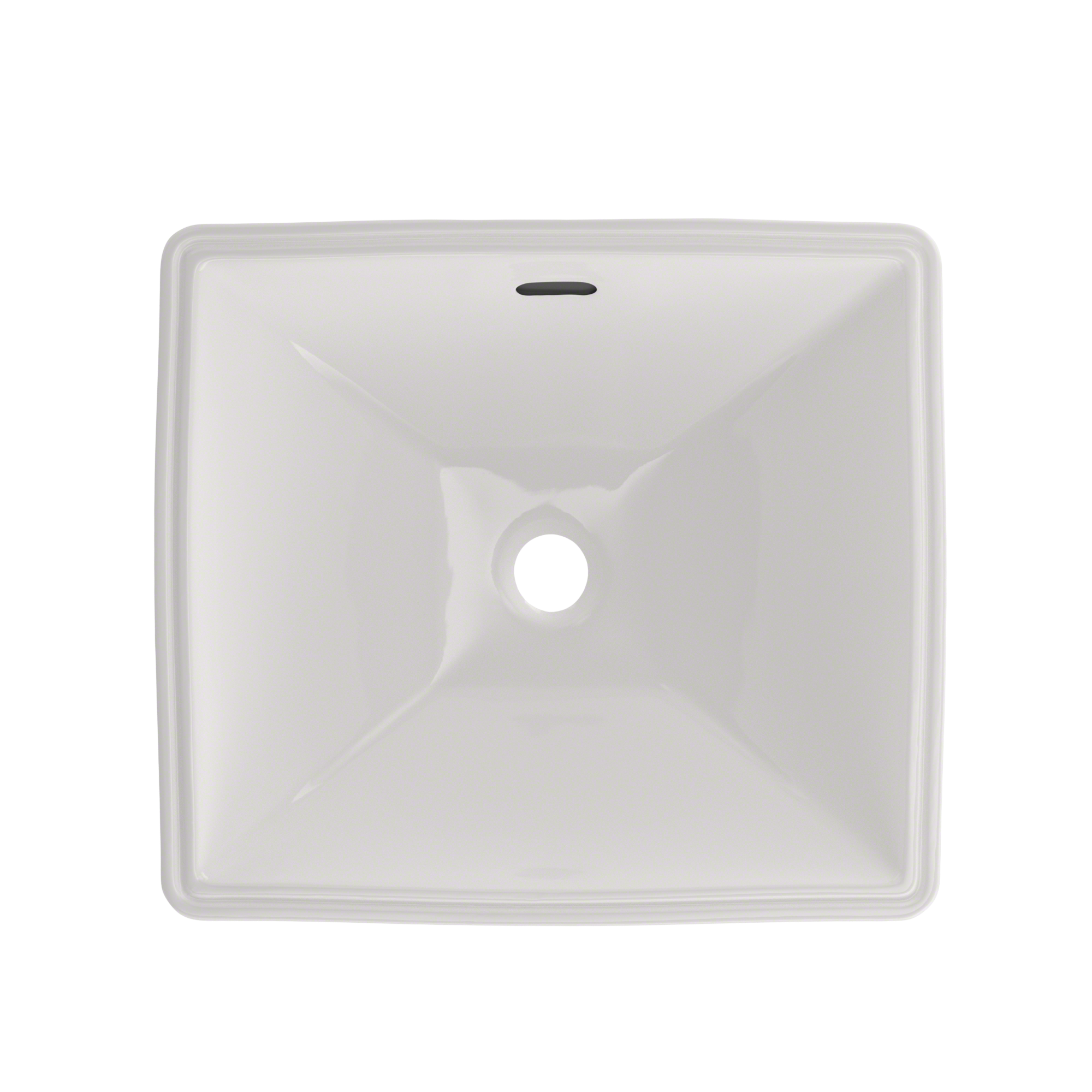 TOTO LT624G#11 Legato Rectangular Undermount Bathroom Sink With Cefiontect - Colonial White
