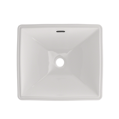 TOTO LT624G#11 Legato Rectangular Undermount Bathroom Sink With Cefiontect - Colonial White