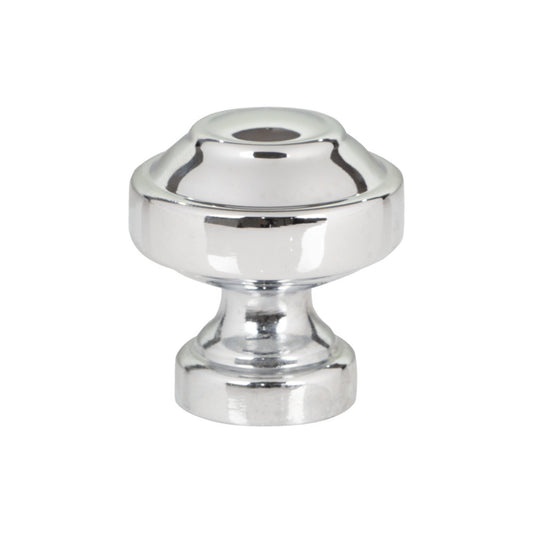 ATLAS A640-CH Malin 1 1/8" Length Mushroom Knob - Polished Chrome