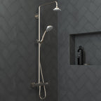 HANSGROHE 04733820 Croma 100 Showerhead E 3-Jet, 1.8 GPM - Brushed Nickel