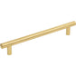 JEFFREY ALEXANDER 242BG Key West 192 mm Center-to-Center Bar Pull - Brushed Gold