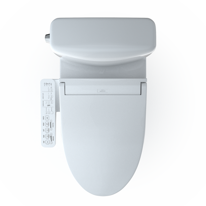 TOTO MW4363074CEMFGN#01 Washlet+ Aquia Iv Cube Two-Piece Elongated Dual Flush 1.28 And 0.9 Gpf Toilet With C2 Bidet Seat - Cotton White