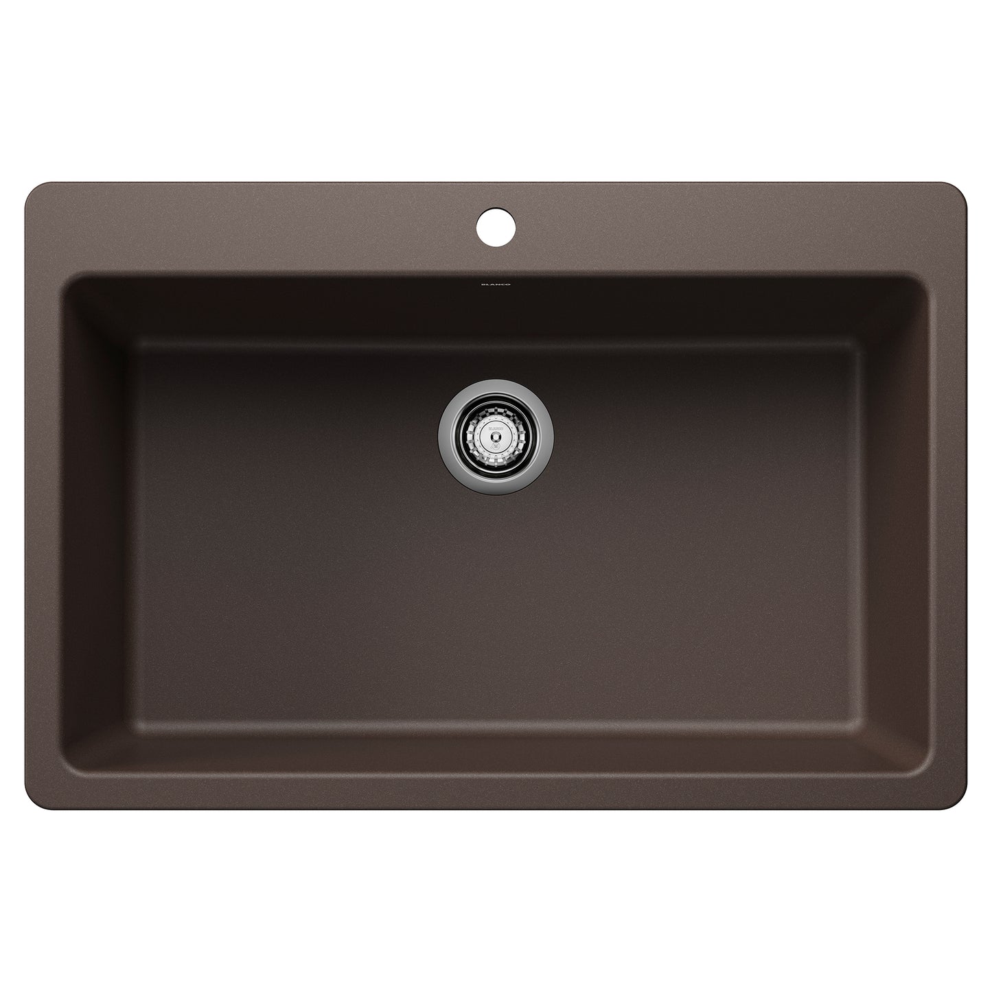 BLANCO 443199 Liven Liven SILGRANIT 33" Super Single Dual Mount Kitchen Sink - Cafe in Cafe