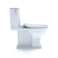 TOTO MS494234CEMFG#01 Connelly Two-Piece Elongated Dual Flush 1.28 and 0.9 GPF Toilet with CEFIONTECT , Cotton White