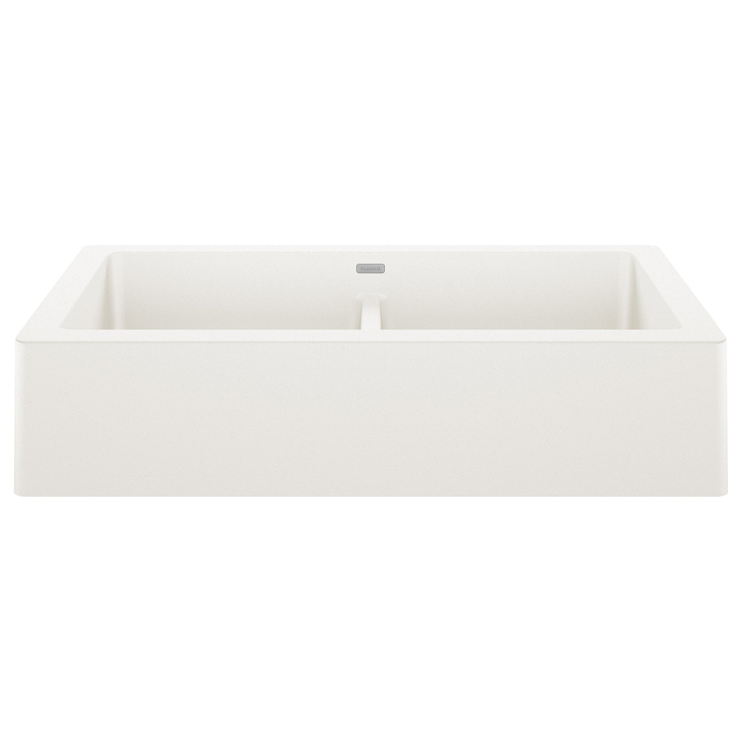 BLANCO 526550 Vintera Vintera SILGRANIT 33" Double Bowl Apron-Front Farmhouse Sink - White in White