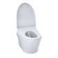 TOTO CWT4264736CMFGA#MS WASHLET+ AP Wall-Hung Elongated Toilet with S7A Contemporary Bidet Seat and DuoFit In-Wall 0.9 and 1.28 GPF Auto Dual-Flush Tank System , Matte Silver