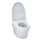 TOTO CWT4264726CMFG#MS Washlet+ Ap Wall-Hung Elongated Toilet With S7 Contemporary Bidet Seat And Duofit In-Wall 0.9 And 1.28 Gpf Dual-Flush Tank System - Matte Silver
