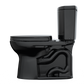 TOTO MS454124CEF#51 Drake II Two-Piece Elongated 1.28 GPF Universal Height Toilet with SS124 SoftClose Seat , Ebony