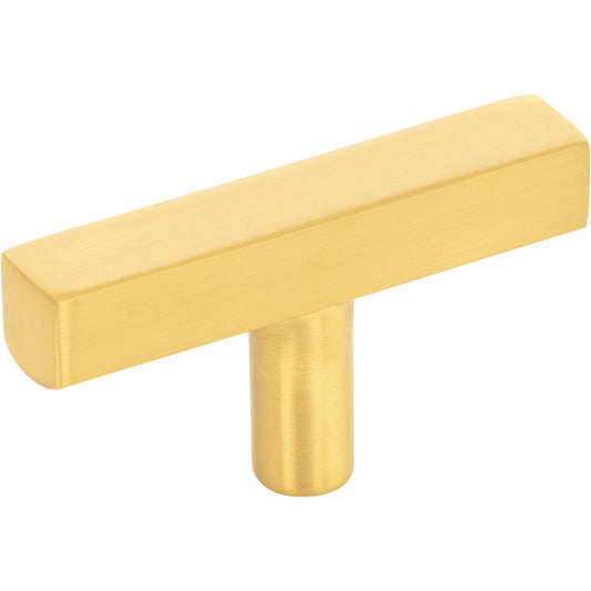 JEFFREY ALEXANDER 845TL-BG Dominique 2-1/4" Length Bar Knob - Brushed Gold