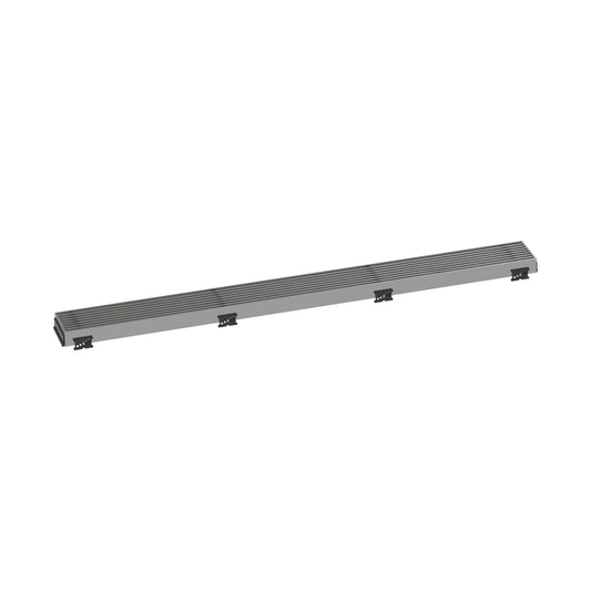 HANSGROHE 56119801 RainDrain Match Trim Boardwalk for 31 1/2" Rough with Height Adjustable Frame in Brushed Stainless Steel