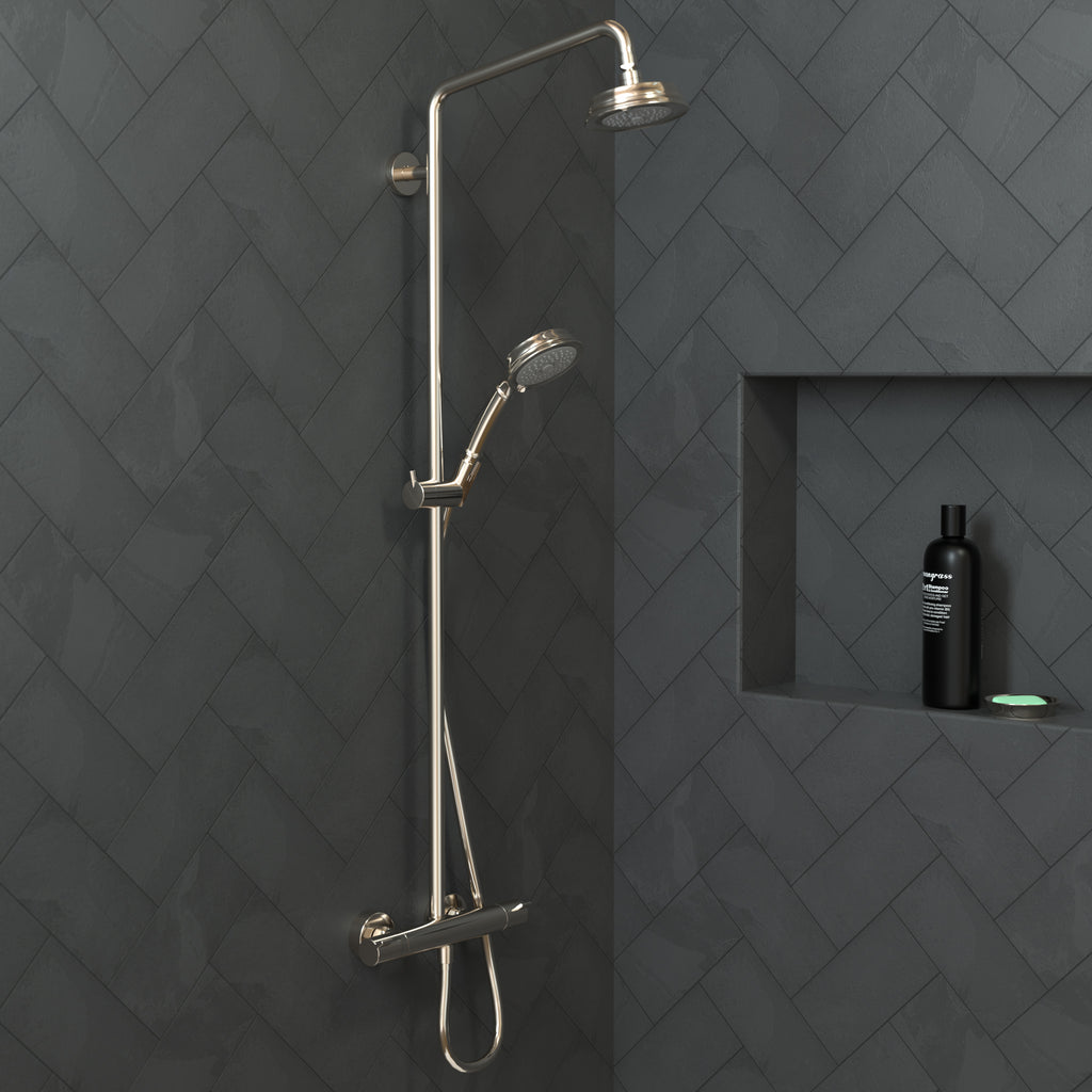 HANSGROHE 04753830 Croma 100 Classic Handshower 3-Jet, 1.8 GPM - Polished Nickel