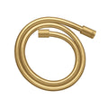 AXOR 28282250 ShowerSolutions Techniflex Hose with Cylindrical Nut, 49" - Brushed Gold Optic