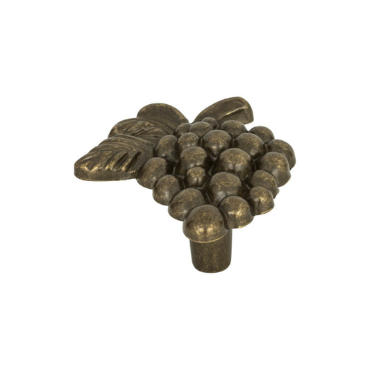 ATLAS 2173-BB Vineyard Grapes 2" Length Novelty Knob - Burnished Bronze