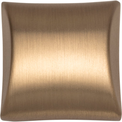 ELEMENTS 525SBZ Glendale 1-1/8" Length Square Knob - Satin Bronze