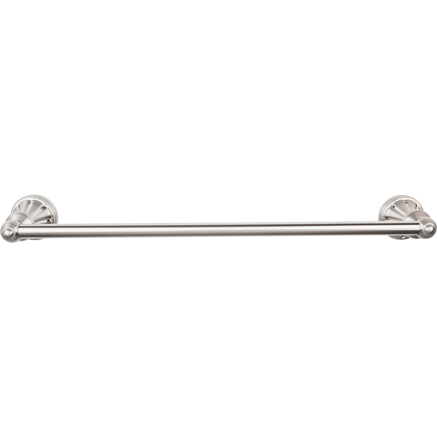 TOP KNOBS HUD6BSN TOP BATH (R) Hudson Bath Single 20 1/4" Wall Mounted Towel Bar - Brushed Satin Nickel