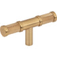 TOP KNOBS TK3231HB Burnham 3" Length Bar Knob - Honey Bronze