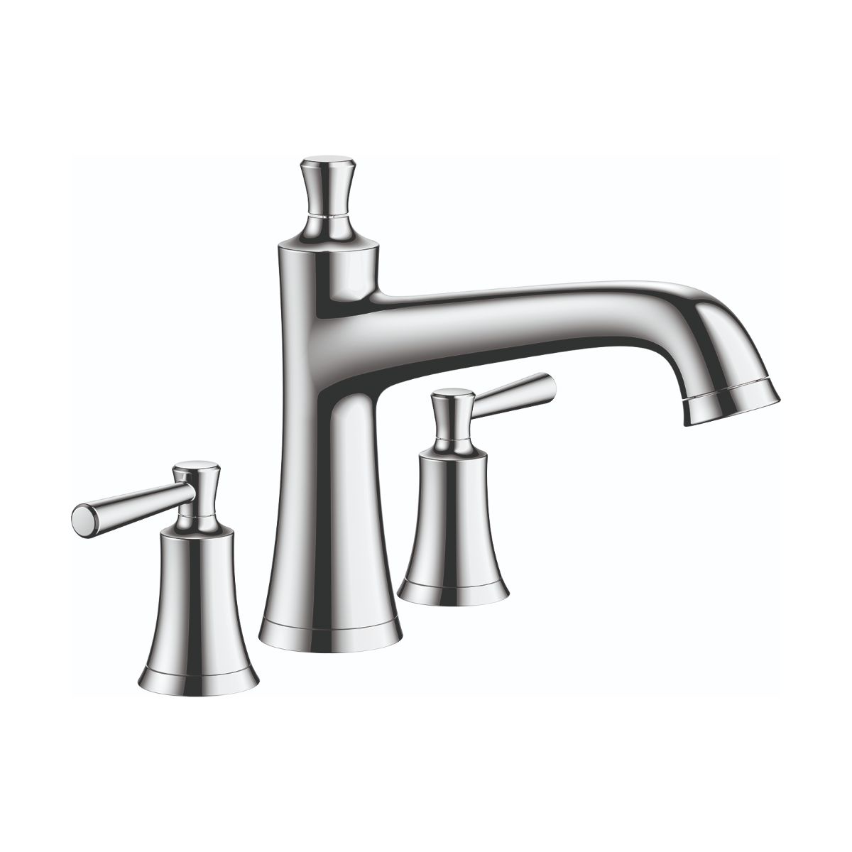 HANSGROHE 04776000 Joleena 3-Hole Roman Tub Set Trim - Chrome