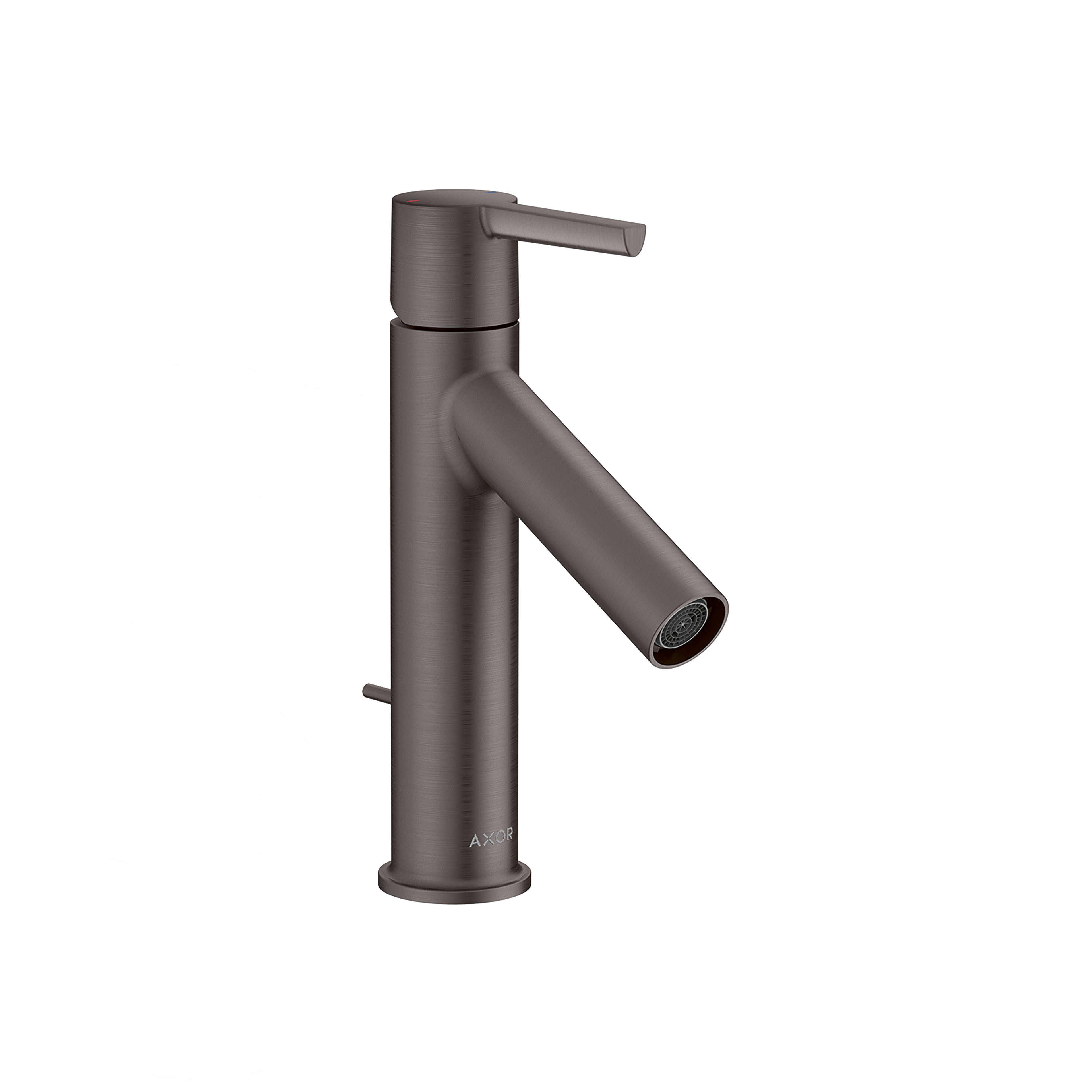 AXOR 10001341 Starck Single-Hole Faucet 100 with Pop-Up Drain, 1.2 GPM - Brushed Black Chrome