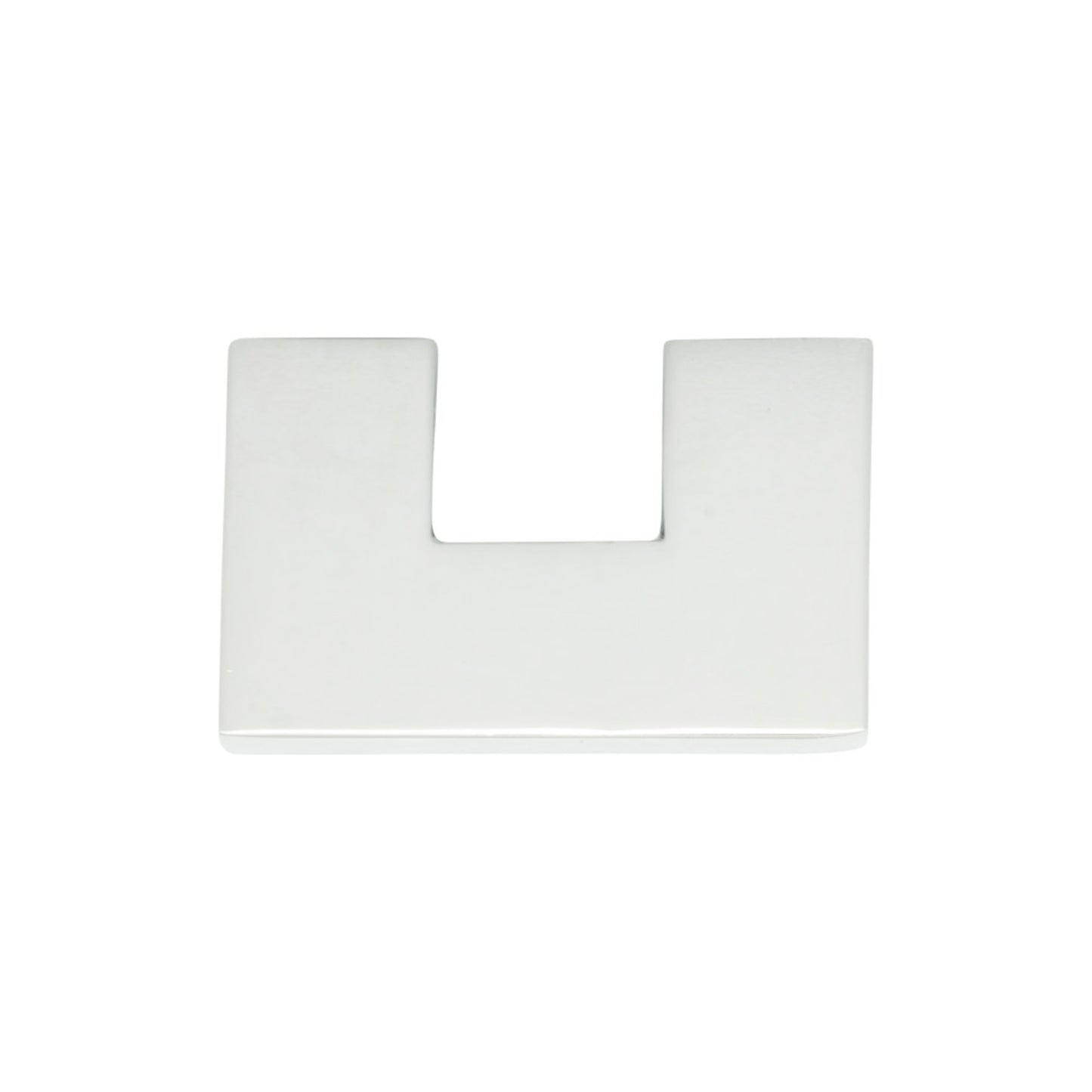 ATLAS A845-CH U Turn 1 1/4" Center to Center Square Knob - Polished Chrome