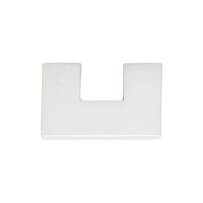 ATLAS A845-CH U Turn 1 1/4" Center to Center Square Knob - Polished Chrome