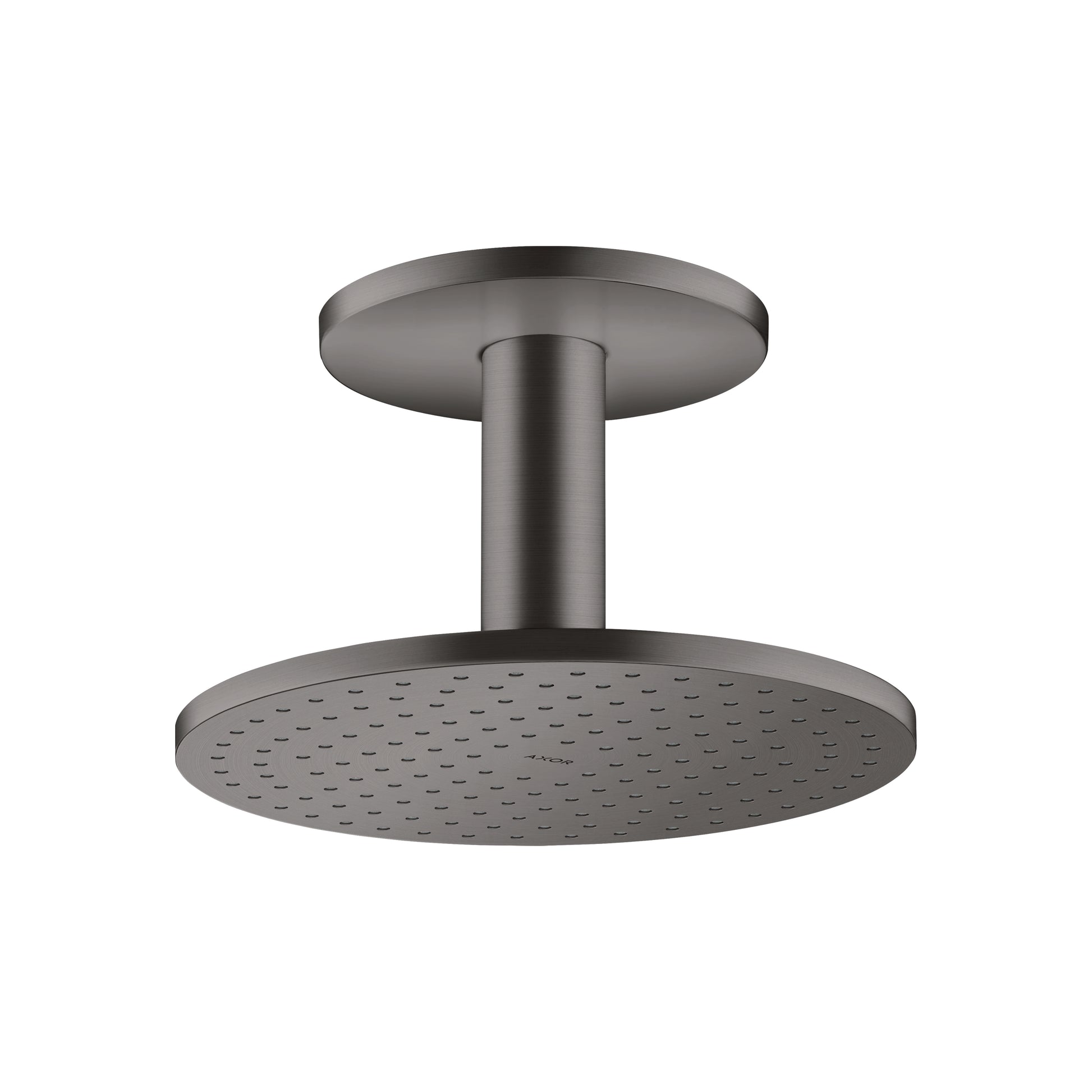 AXOR 35365341 ShowerSolutions Showerhead 250 2-Jet Ceiling Connection, 1.75 GPM - Brushed Black Chrome
