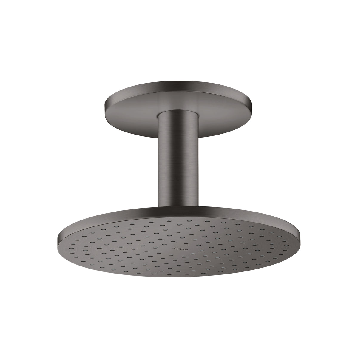 AXOR 35365341 ShowerSolutions Showerhead 250 2-Jet Ceiling Connection, 1.75 GPM - Brushed Black Chrome