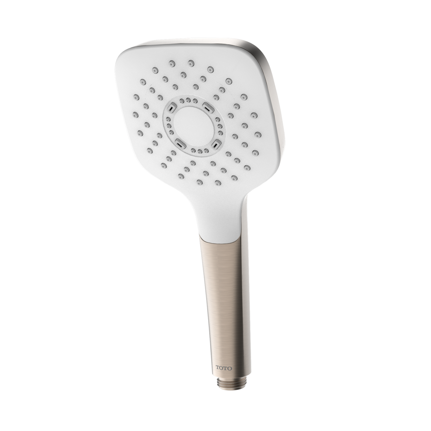 TOTO TBW02010U4#BN G Series 1.75 Gpm Single Spray 4 Inch Square Handshower With Comfort Wave Technology - Brushed Nickel