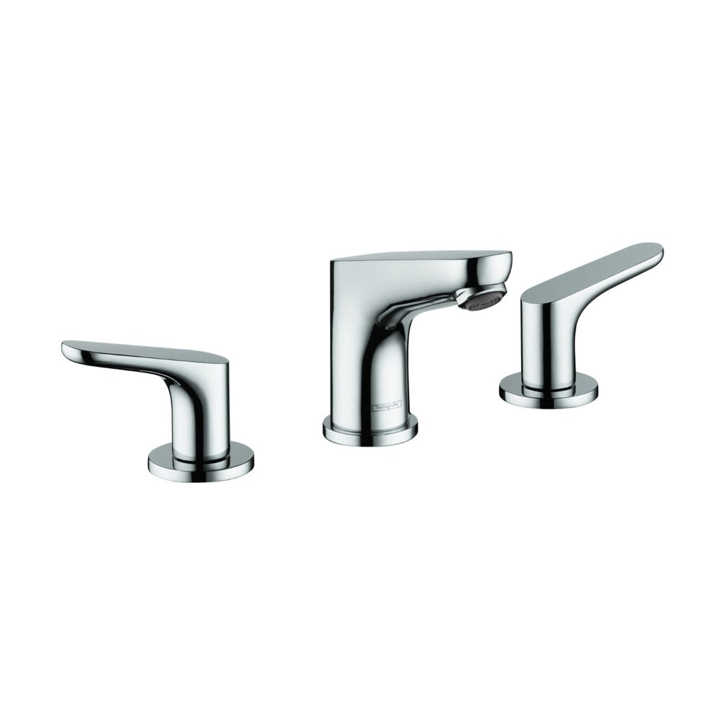 HANSGROHE 04369000 Focus Widespread Faucet 100 with Pop-Up Drain, 1.2 GPM - Chrome